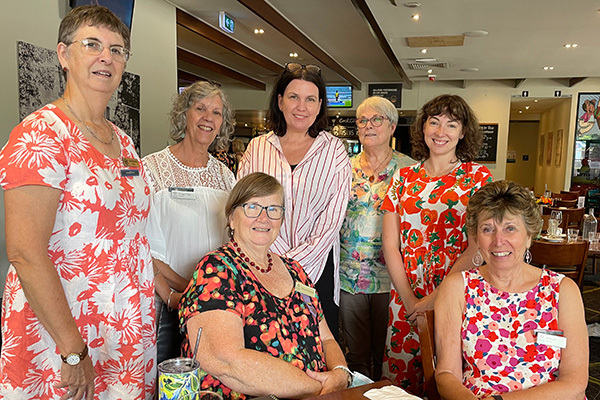 Rebecca and Kerry with VIEW club members
