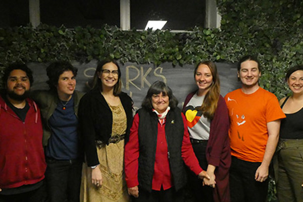 Aunty Col and 2019 Sparks participants